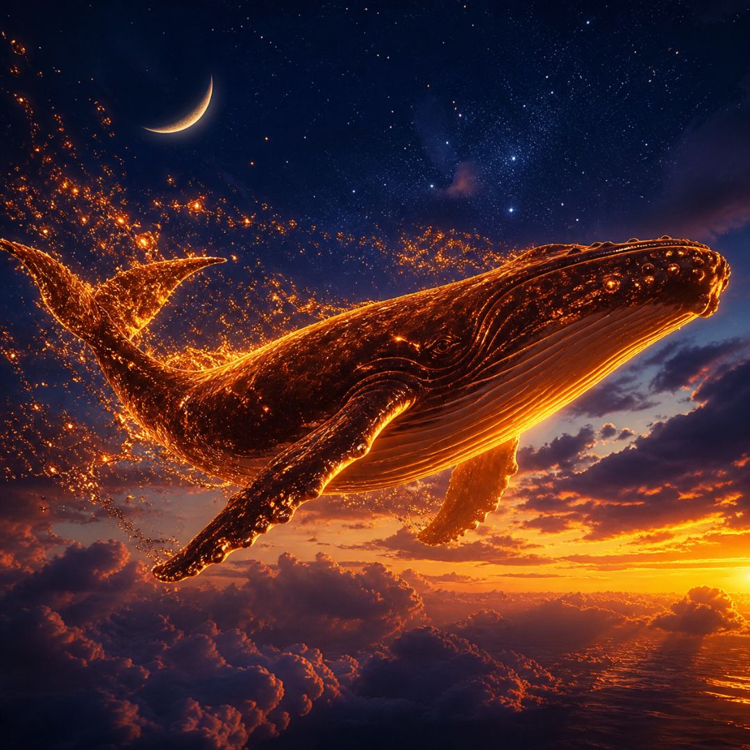 SKY WHALE ラベル